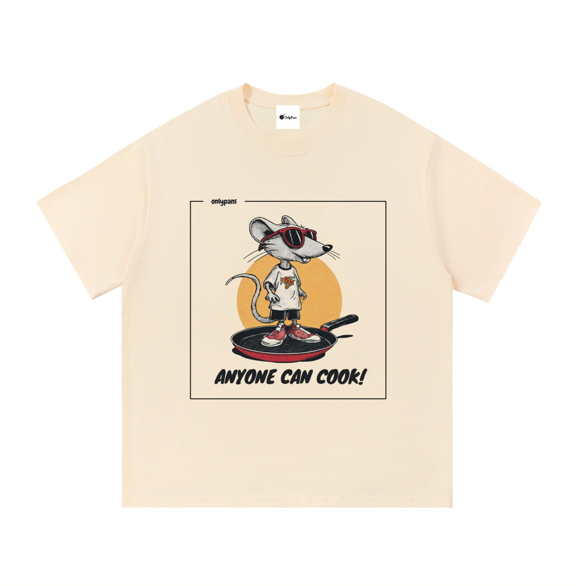 Essential Cotton T-Shirt - Anyone Can Cook - Streetwear Rat