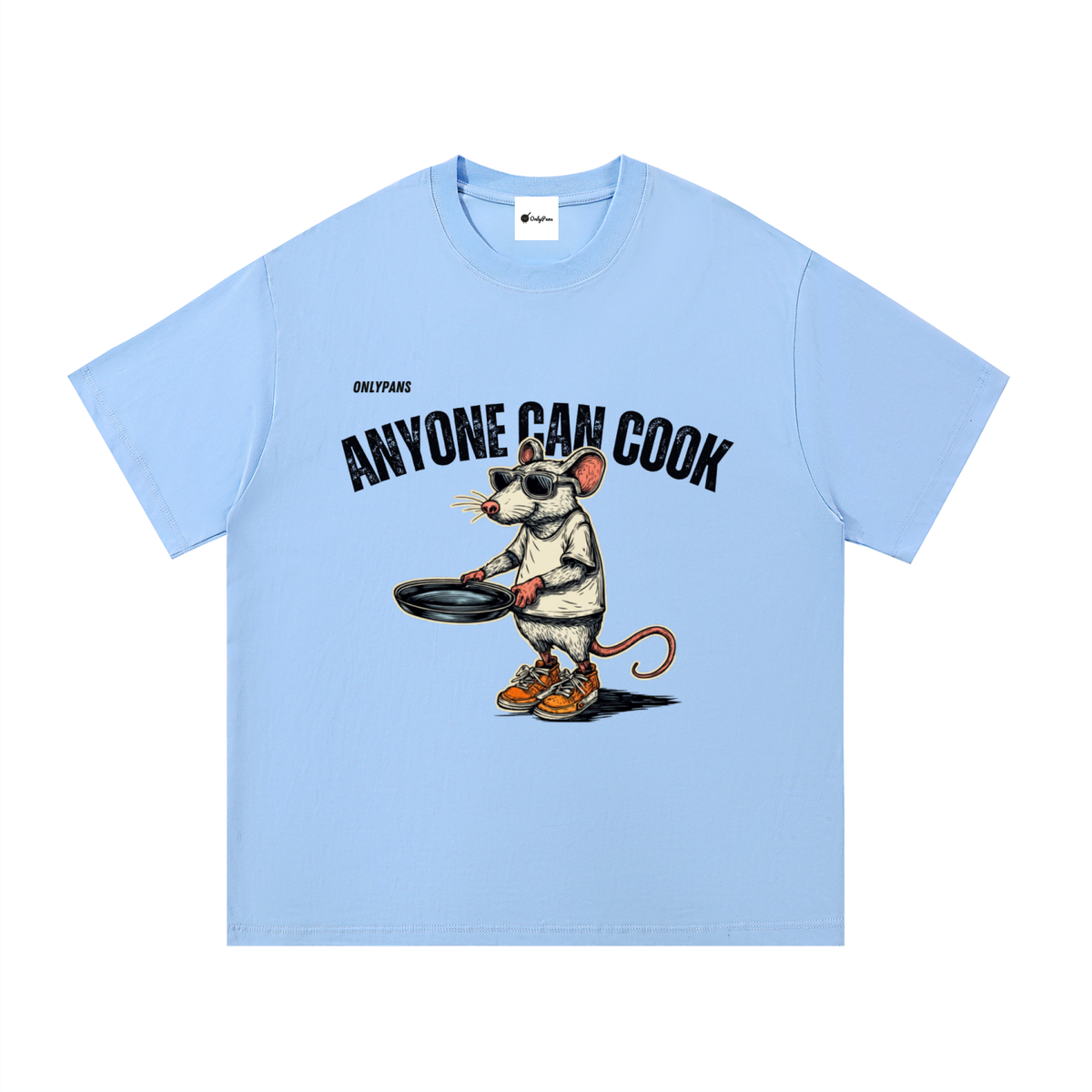 Essential Cotton T-Shirt - Anyone Can Cook - Cool Rat