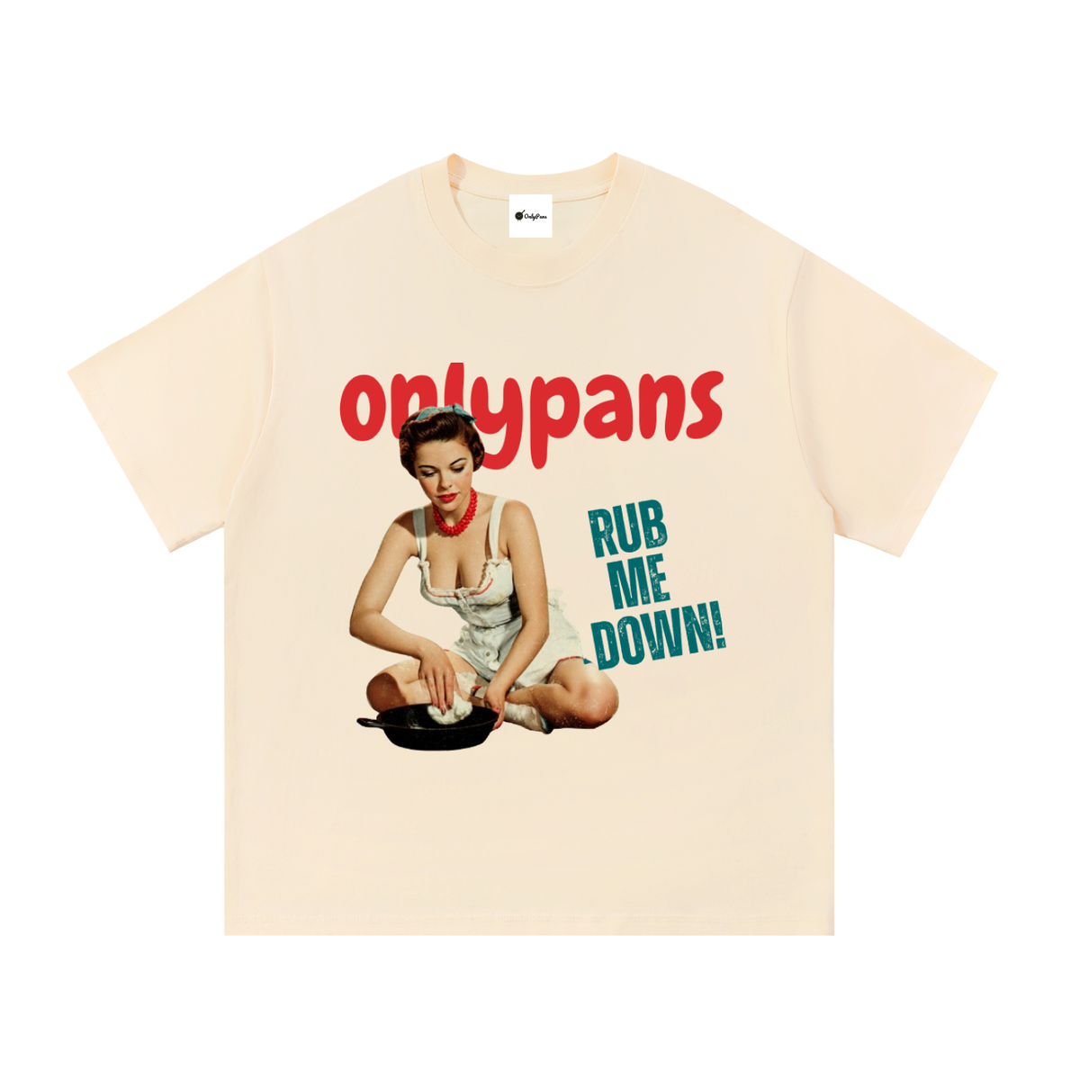 Essential Cotton T-Shirt - Rub Me Down - Scrubbing Cast Iron