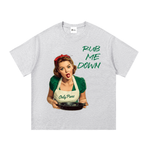 Essential Cotton T-Shirt - Rub Me Down - Green Apron