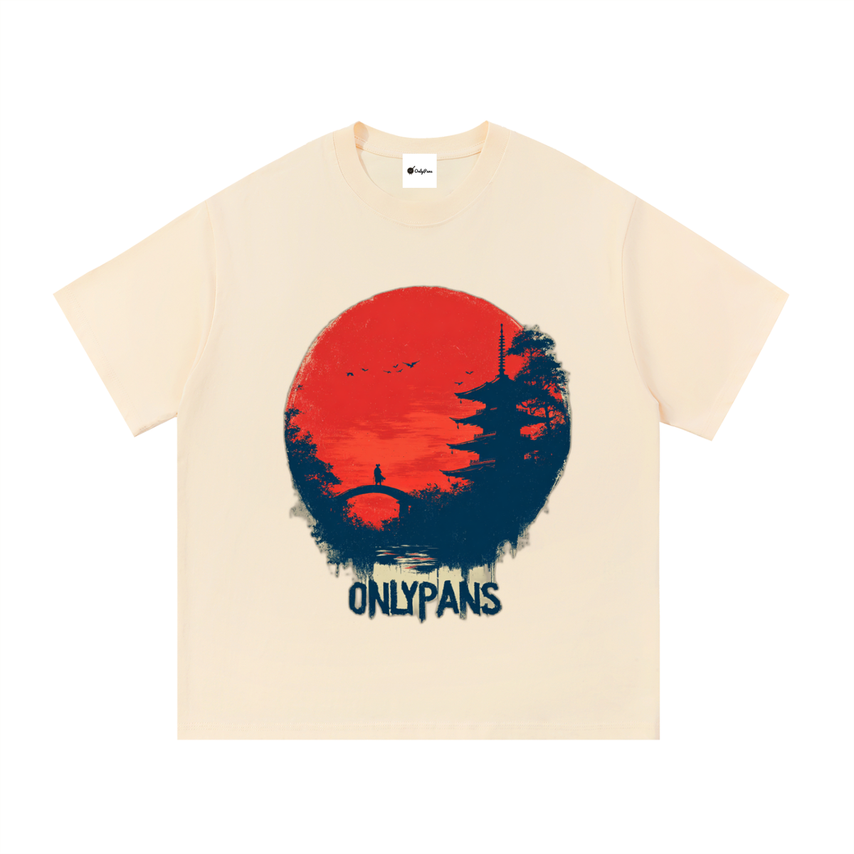 Essential Cotton T-Shirt - Japanese Pagoda