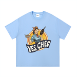 Essential Cotton T-Shirt - Yes Chef - Retro Waitress