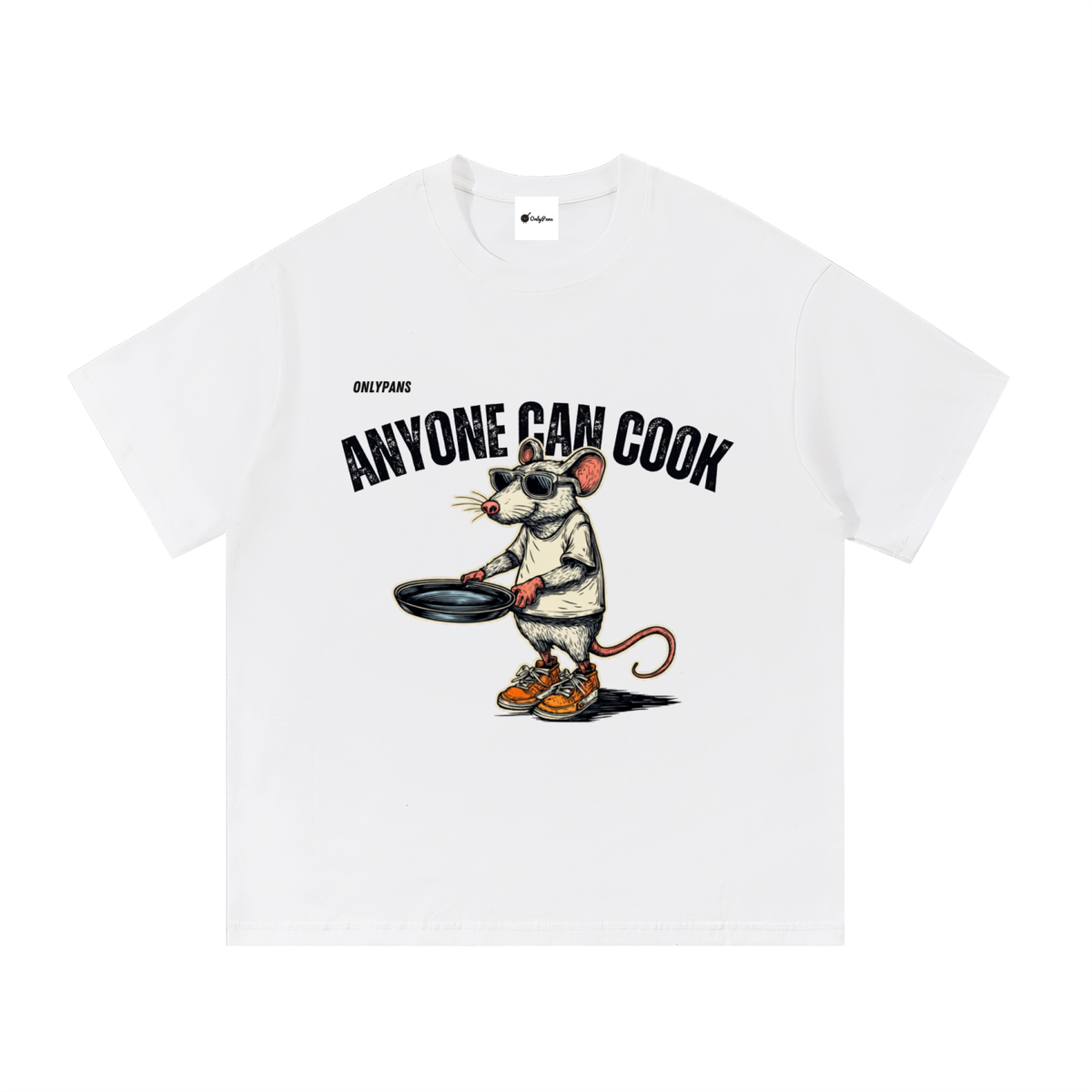 Essential Cotton T-Shirt - Anyone Can Cook - Cool Rat