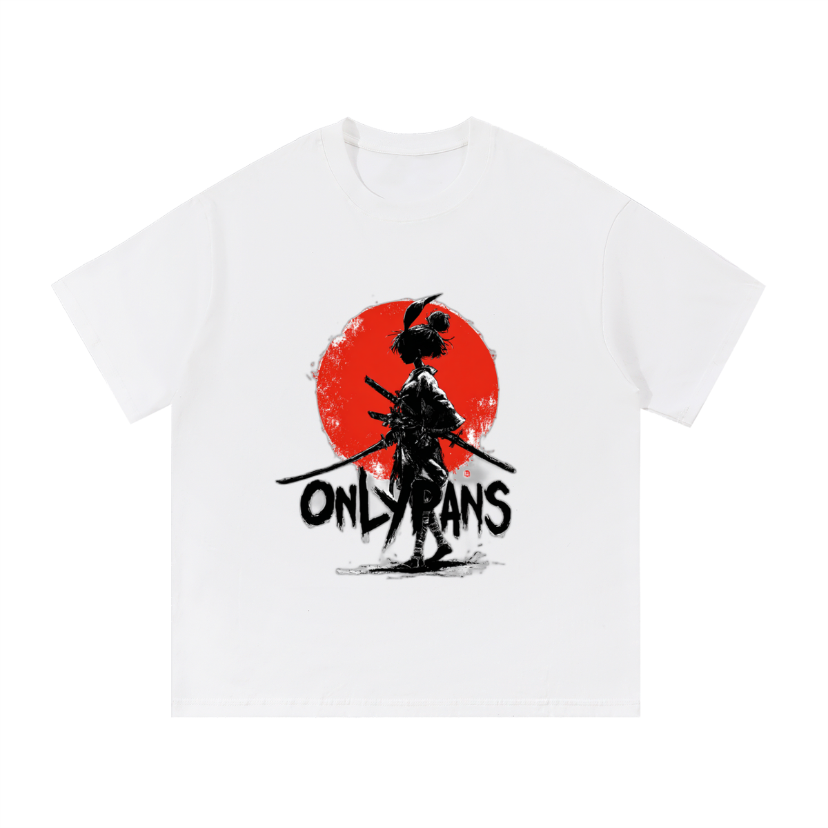Essential Cotton T-Shirt - Rabbit Samurai Rising