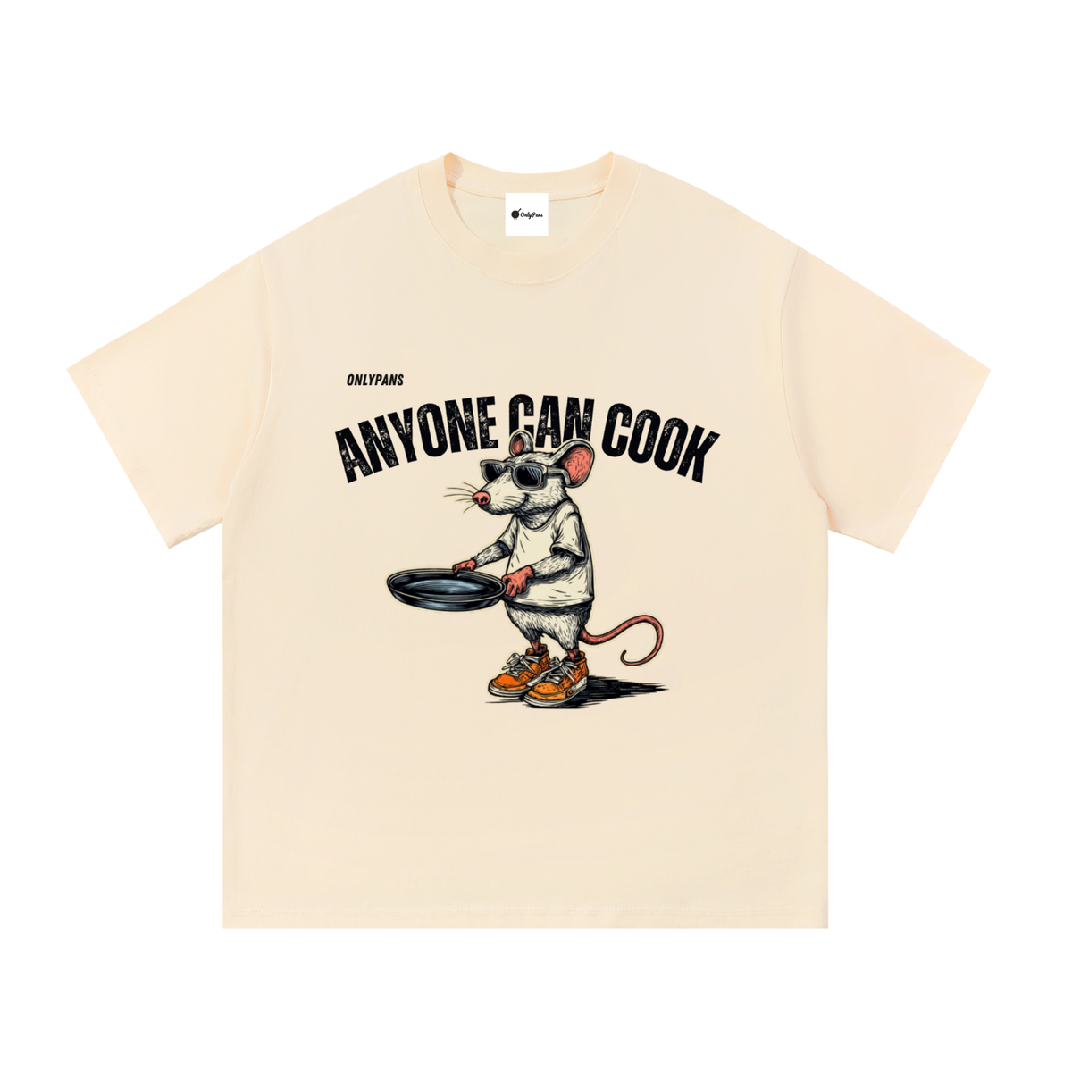 Essential Cotton T-Shirt - Anyone Can Cook - Cool Rat