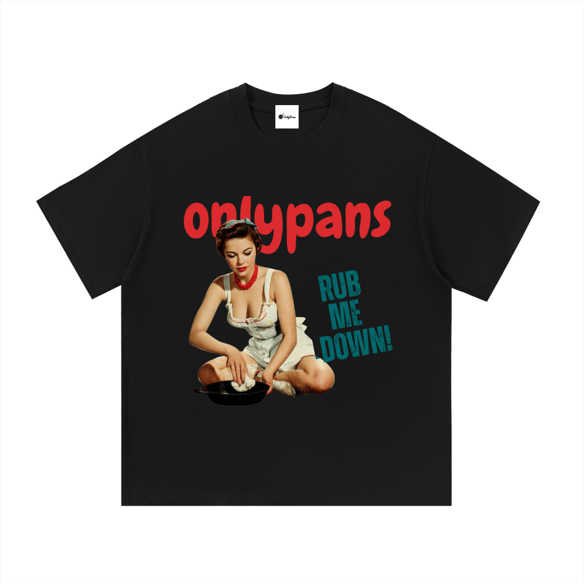 Essential Cotton T-Shirt - Rub Me Down - Scrubbing Cast Iron