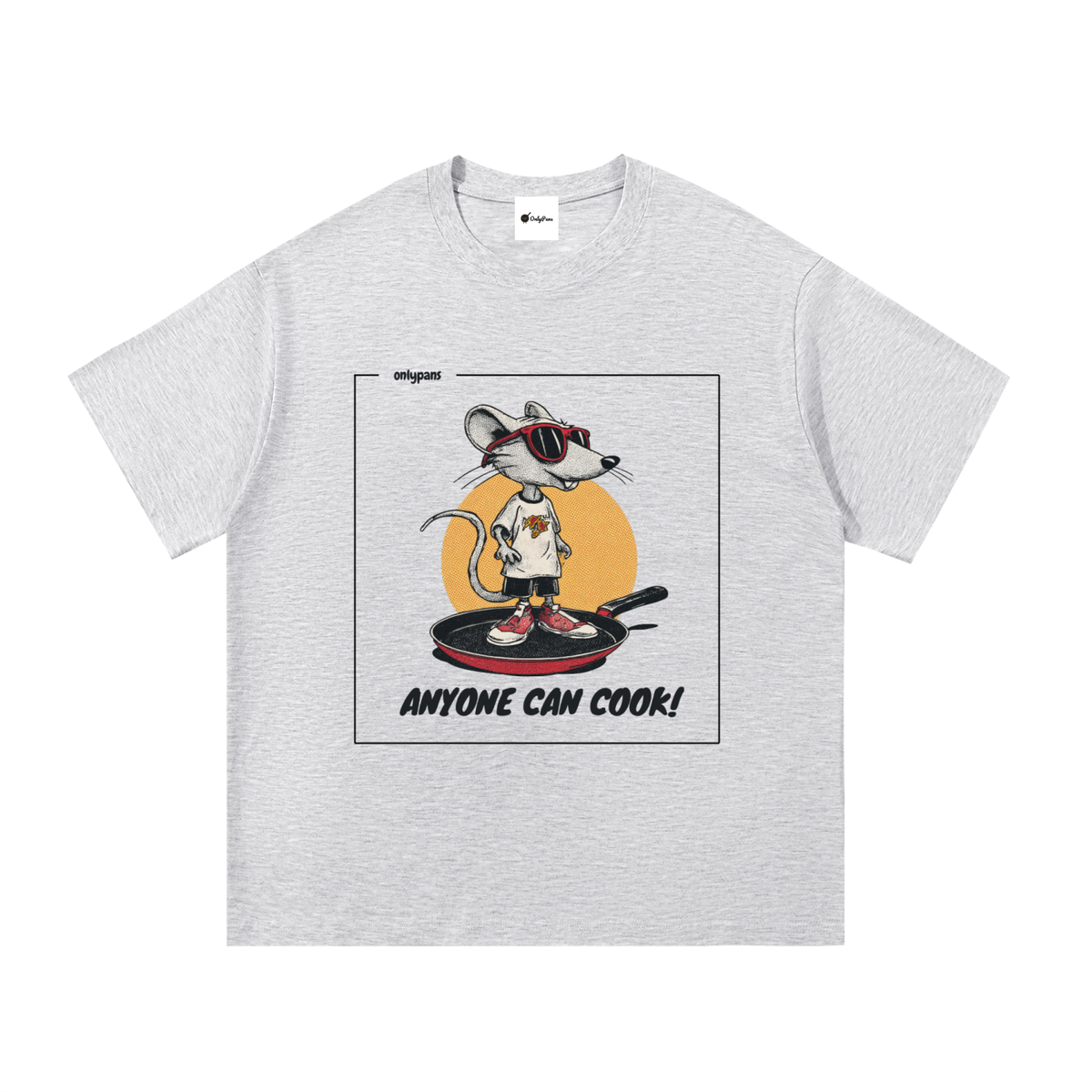 Essential Cotton T-Shirt - Anyone Can Cook - Streetwear Rat