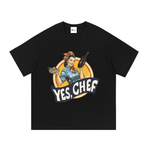 Essential Cotton T-Shirt - Yes Chef - Retro Waitress