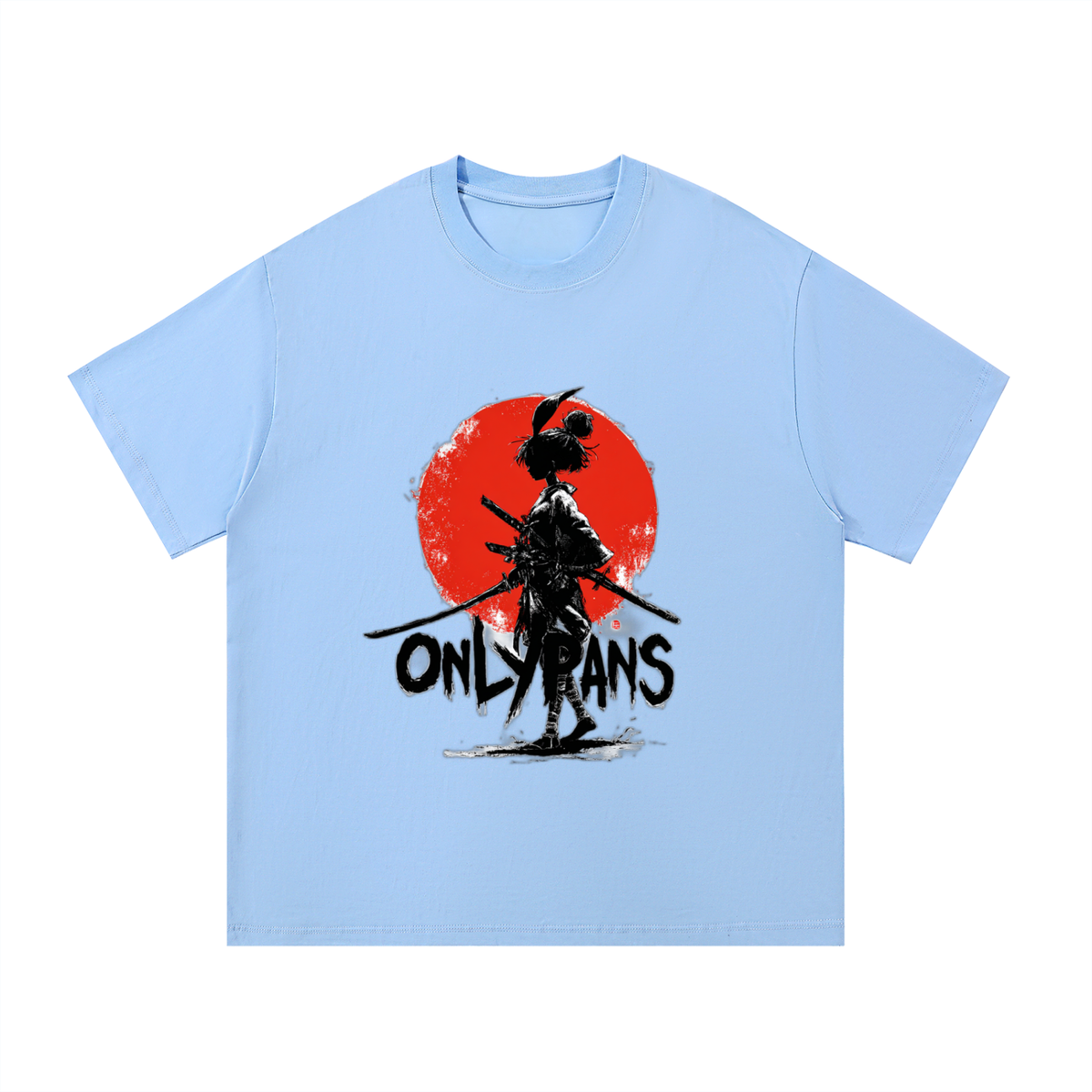Essential Cotton T-Shirt - Rabbit Samurai Rising