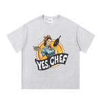 Essential Cotton T-Shirt - Yes Chef - Retro Waitress
