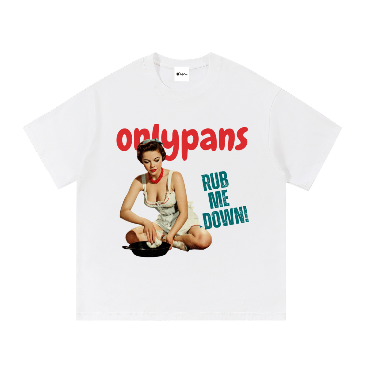 Essential Cotton T-Shirt - Rub Me Down - Scrubbing Cast Iron