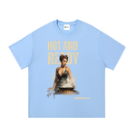 Essential Cotton T-Shirt - Hot & Ready - Black Dress Pinup