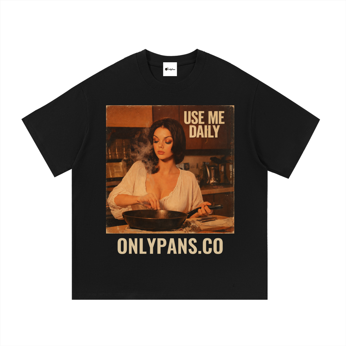 Essential Cotton T-Shirt - Use Me Daily - Brunette Cast Iron