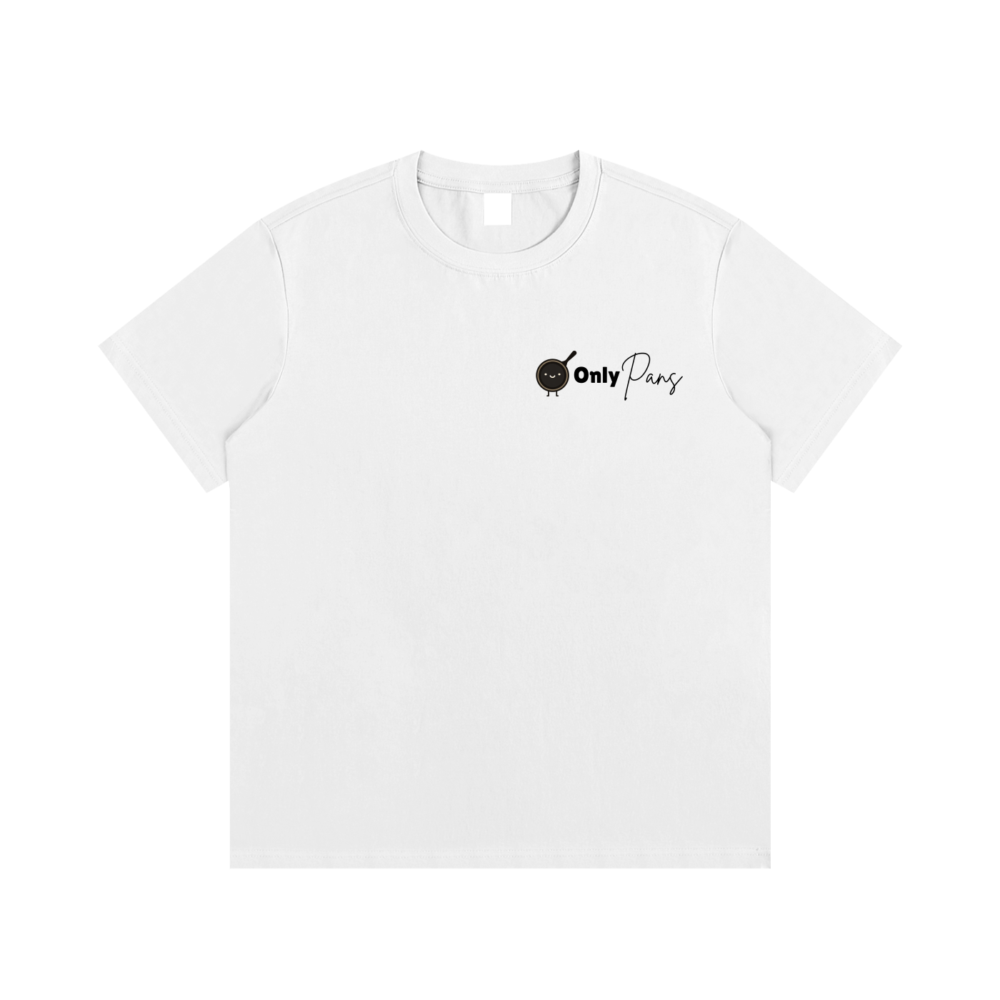 OnlyPans Classic - Plain White Tee