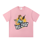 Essential Cotton T-Shirt - Yes Chef - Retro Waitress