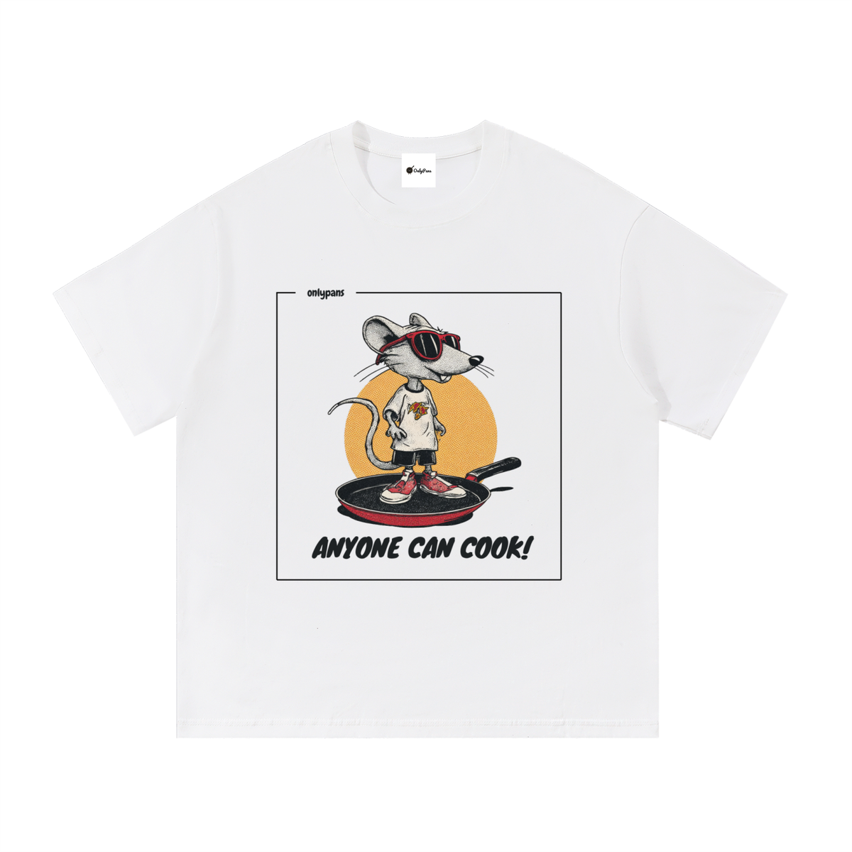 Essential Cotton T-Shirt - Anyone Can Cook - Streetwear Rat
