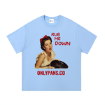 Essential Cotton T-Shirt - Rub Me Down - Red Bow Pinup