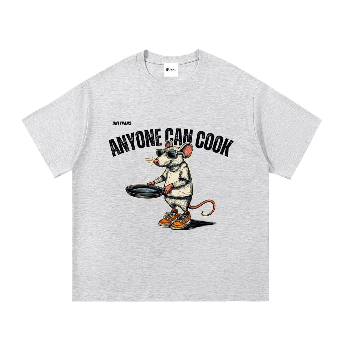 Essential Cotton T-Shirt - Anyone Can Cook - Cool Rat