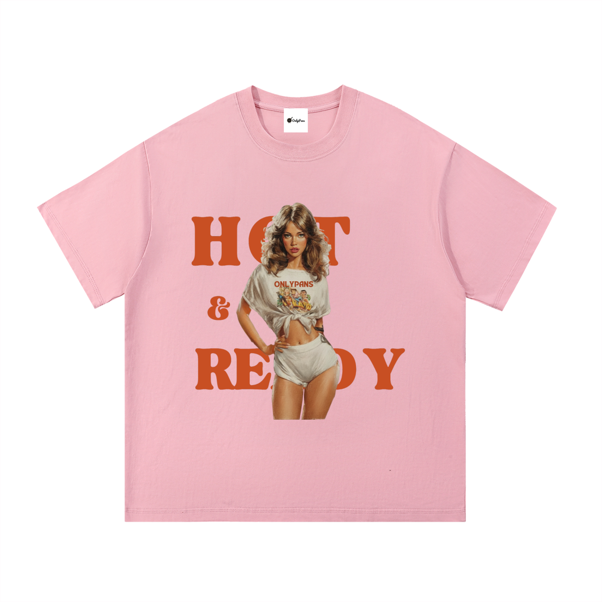 Essential Cotton T-Shirt - Hot & Ready - Crop Top
