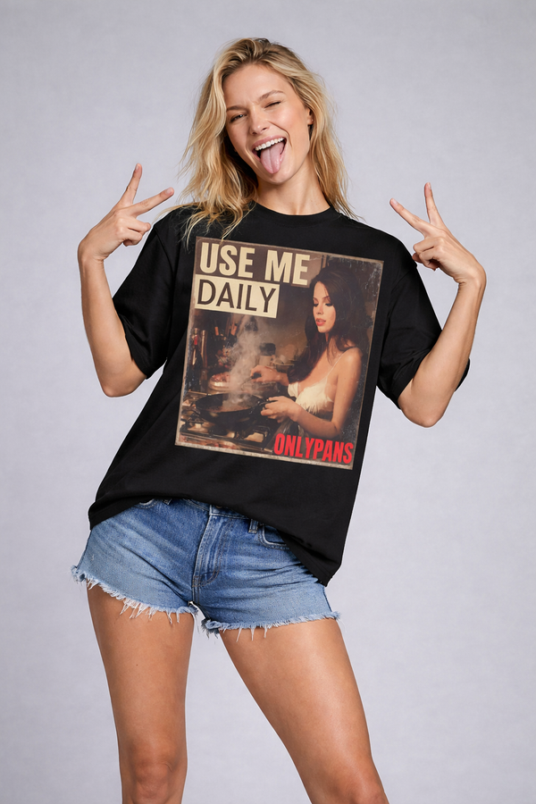 Essential Cotton T-Shirt - Use Me Daily - Stovetop Pinup